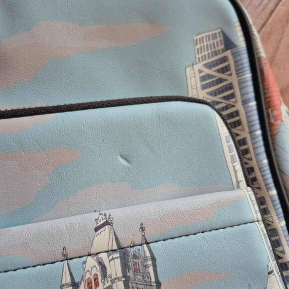 Parfois Travel Backpack with London City Print - Picture 3 of 16